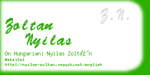 zoltan nyilas business card